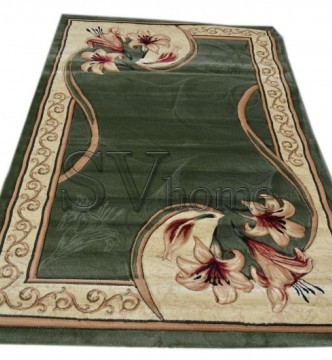 Синтетичний килим Hand Carving 0613 d.green-cream - высокое качество по лучшей цене в Украине.